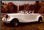 Clenet Coachworks built this one-off, dual cowl, four-door, four-passenger car in 1980 for King Hussein of Jordan.