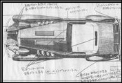 The plans for the Clenet are annotated in Japanese. Click the picture to find out why.