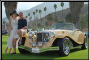 Alfred and Yvonne DiMora with their Series I Clenet, car number 228.