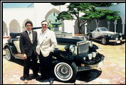 Buck Kamphausen poses with Alfred DiMora for this national magazine promotional photo.