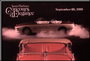 The Clenet Series II Cabriolet is advertised in the program of the 1985 Santa Barbara Concours d&acute;Elegance.