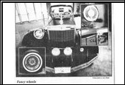 San Diego&acute;s <em>Tribune</em> covers Rose Toyota becoming a Clenet dealer and showing a Clenet at the San Diego County International Auto Show, March 1985.
